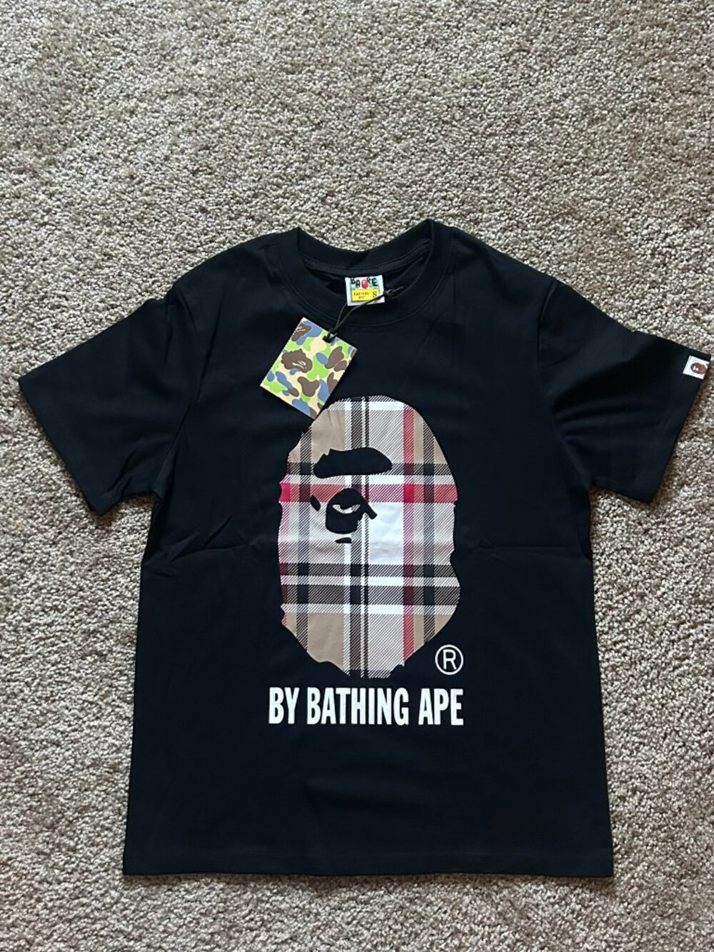 Burberry Bape Tee Size Small